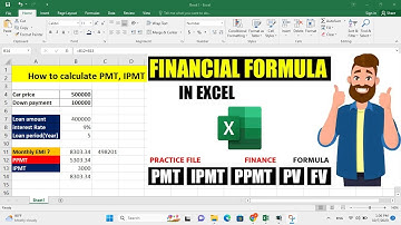 Excel formula to calculate loan EMI | PMT,PPMT,IPMT Formulas in Excel | EMI Calculate in Excel