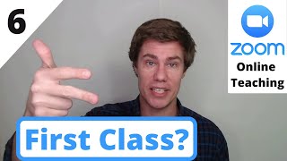 How do I start my first online class via Zoom?