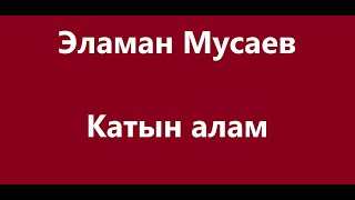Эламан Мусаев - Катын алам Караоке