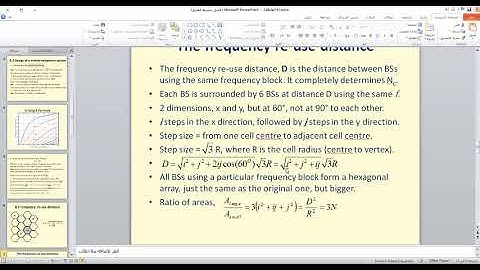 Communication systems I, Third year, Lecture 8