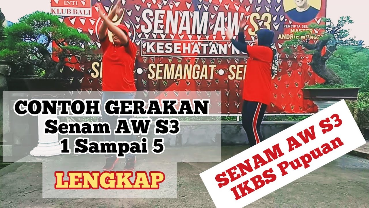 5 CONTOH GERAKAN SENAM INTI  AW S3 SENAM  AW S3 IKBS 