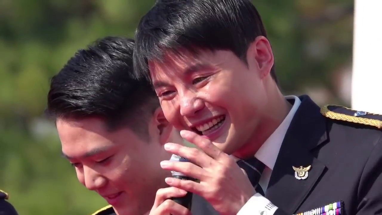 181103 마지막인사  #김준수 #시아준수 #경기남부경찰홍보단