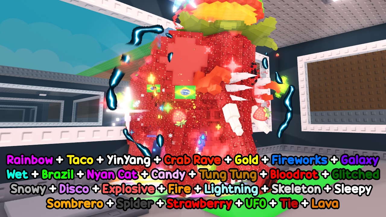 I Got EVERY TRAIT On STRAWBERRY ELEPHANT In Steal a Brainrot - YouTube