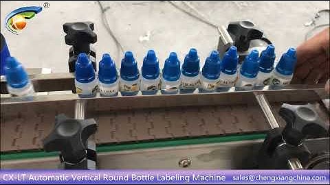 CX-LT Automatic vertical round bottle labeling machine for eyedrops bottle