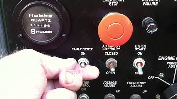 MEP-805B Generator Exciting the field