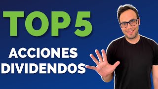 TOP 5 MEJORES acciones DIVIDENDOS 2021🚀