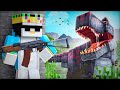 I Joined a 'ONLY DINOSAUR' Minecraft Server!