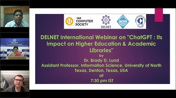 DELNET International Webinar on ChatGPT its Impact on Higher Education & Academic Libraries