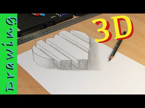 Zeichnen Lernen Fur Anfanger 3d Herz Draw In 3d Heart Youtube
