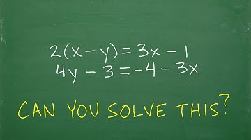 System of Linear Equations – Let’s learn how to solve step-by-step…