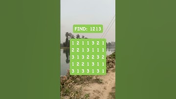 Observation Visual Test: 5 Seconds For You To Spot 1213. Try Your Skills!  #search #puzzle #shorts