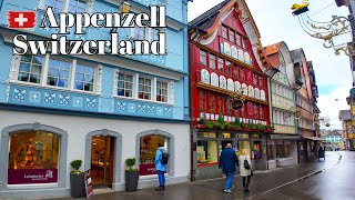 🇨🇭 Appenzell, Switzerland  -  Beautiful Swiss village - A Charming Alpine Spring Stroll