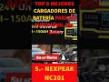 🚓Mejor Cargador de Baterías NEXPEAK NC201 #shorts #cargadordebateria