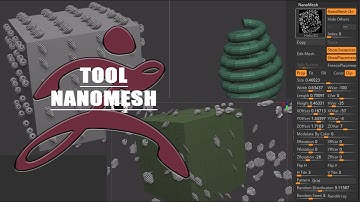 【ZBrush 2022】【memo】tool:NANOMESH