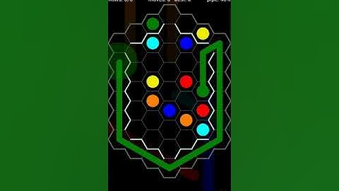 How To Solve Flow Free Hexes Courtyard Pack Level 60 7x9 Board Walk Through Solution Walkthrough