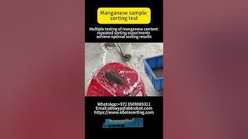 Manganese ore sorting #machine#minesorting #oresorting #mineequipment