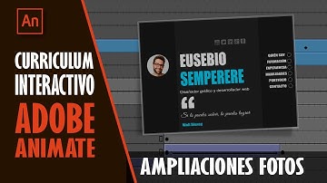 12. Crear la interactividad en el documento. Añadir acciones en Adobe Animate