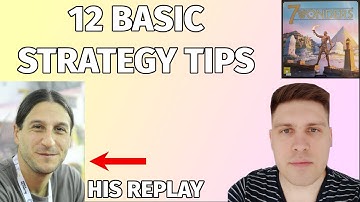 7 Wonders - 12 Basic Strategy Tips - Learn from Antoine Bauza game