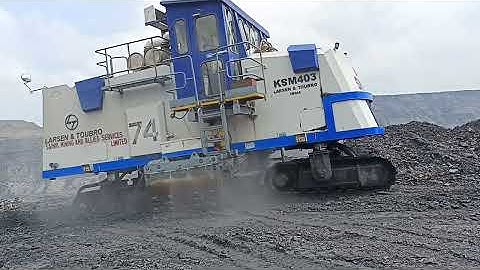 Open caste Coal Mining By Surface Miner(L&T) #miningindustry #coalmine #opencastmining