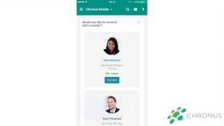 Chronus Releases Industry's First Comprehensive Mobile Experience in Mentoring Software screenshot 1