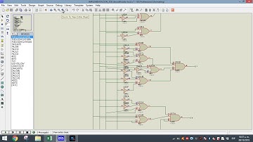 Implementar un decodificador de BCD a siete segmentos en proteus