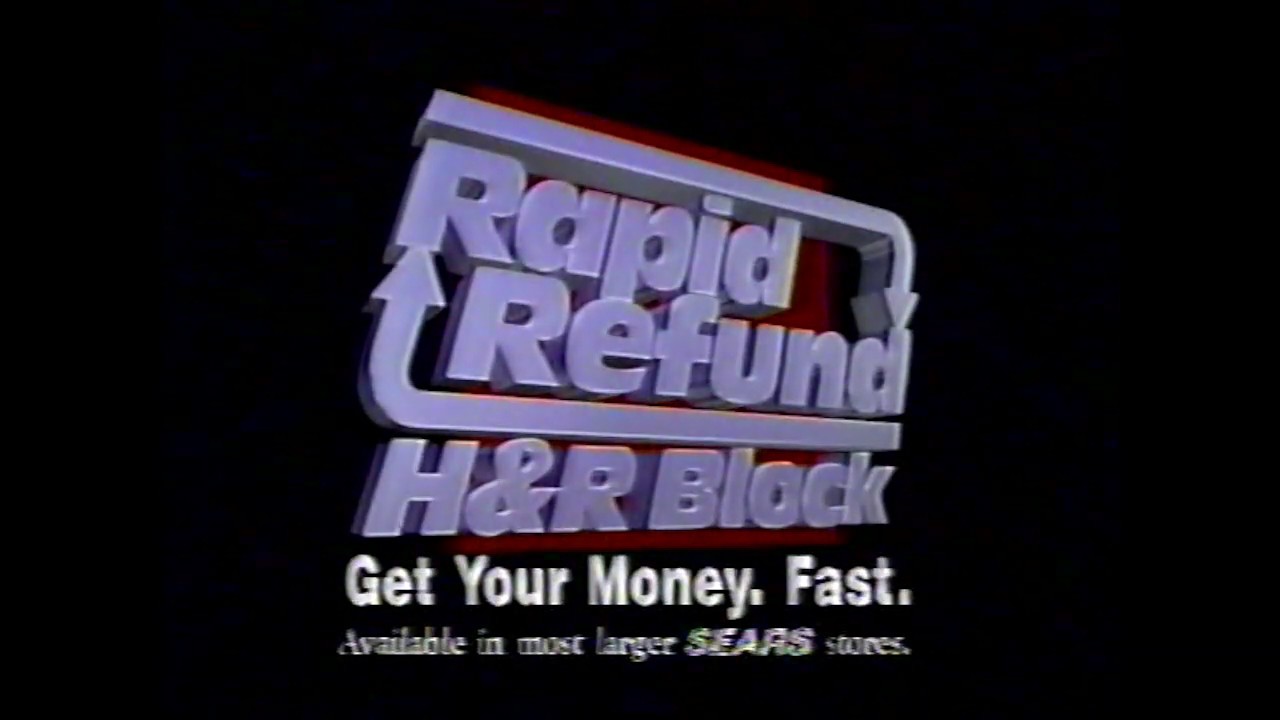 1995 H R Block Rapid Refund Commercial YouTube