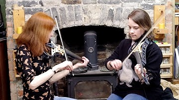 English fiddle style - harmonies on 5 string electric violin duet - Violorama Sycorax