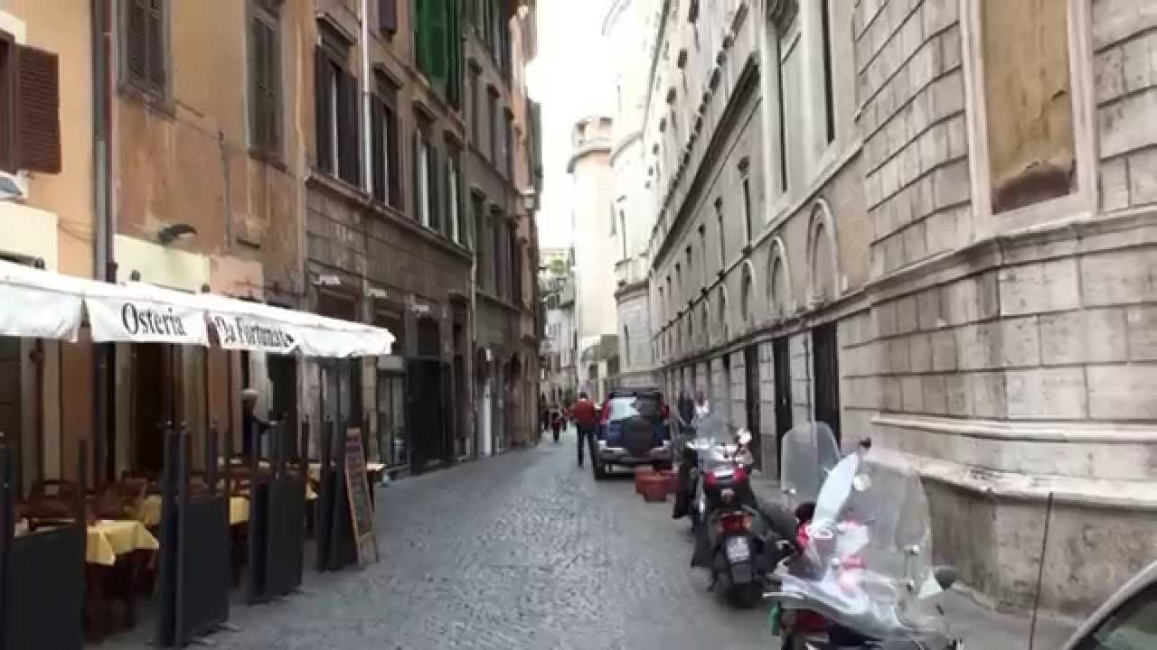 Via Pellegrino Matteucci 41 Roma Rome, Roma, Rzym - Via del Pellegrino - YouTube