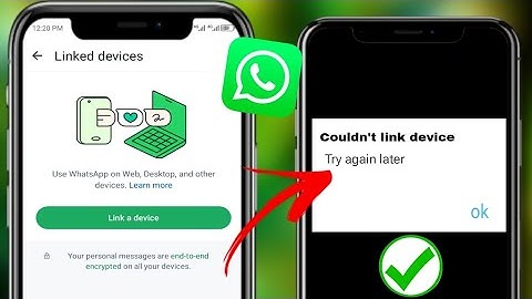 How To Fix WhatsApp Couldn