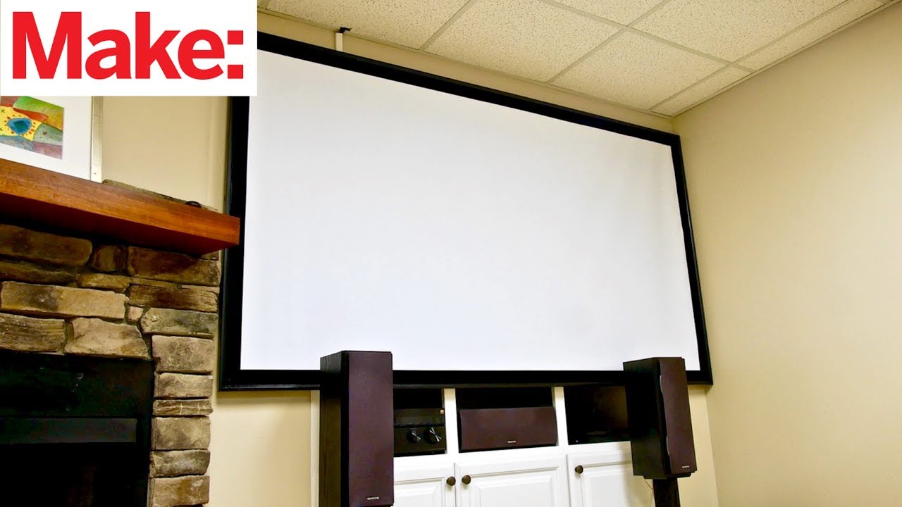 Crafted Workshop How To Build A Diy Projector Screen