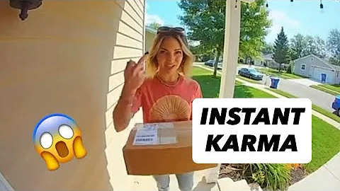 Karma Hits HARD! Porch Pirate Edition #porchpirate #instantkarma 