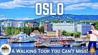 A Beautiful City to Explore in a Rainy Day:  Oslo Walking Tours | Norway Wonderland | Episode. 5