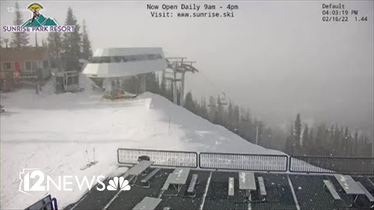 Winter storm brings snow, rain to Arizona - YouTube