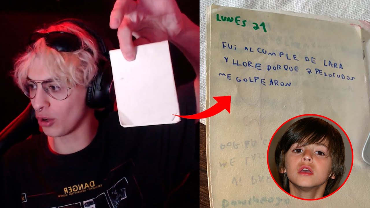 Encontré mi diario intimo de los 10 años...