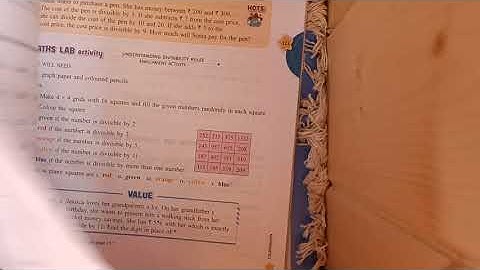 CLASS 5th, MATHS, CHAPTER 4,TESTS OF DIVISIBILITY