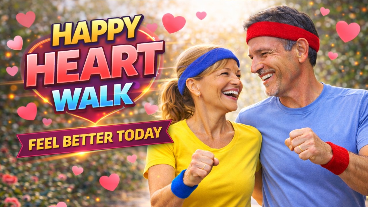 ❤️ HAPPY HEART WALK | 15-Min Mood & Energy Boost (2000 Steps)