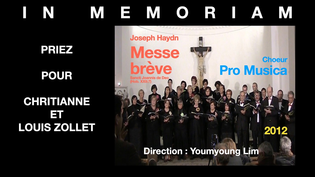 Messe brève de Joseph Haydn - Choeur Pro Musica - Direction : Youmyoung Lim - Marseille 2012