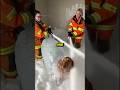 Firefighters Covered a Dog with Fire Extinguisher Foam - Rescue Mission🐕❄️🧯