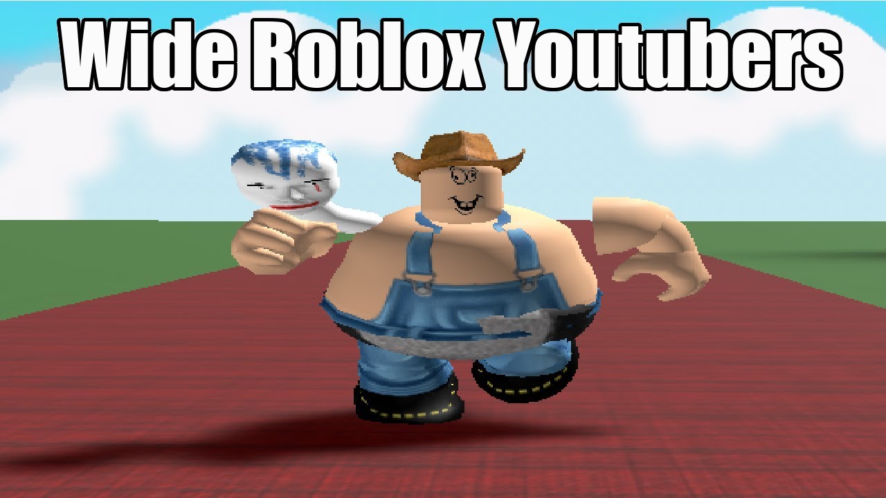 Top 10 Wide Roblox Youtubers Walking MEME - YouTube