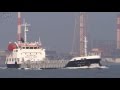 GREAT CRANE Asphalt tanker アスファルトタンカー 伊藤忠エネクス 関門海峡 2015-JUL