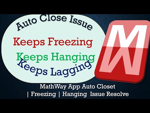 How to Solve MathWay App Auto Close | Keeps Freezing | Not Responding Issue Solve on Android