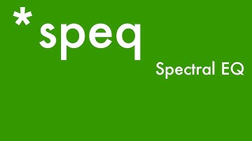 Max for Live *speq -- Spectral Equalizer