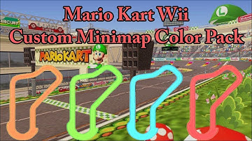 Mario Kart Wii : Custom Minimap Color Pack + DL