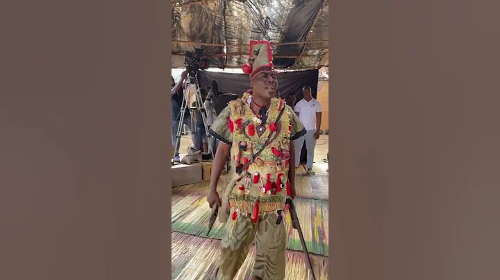 Ibrahim Chatta On Set