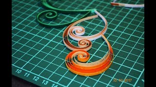 Квиллинг мастер класс как сделать красивый завиток. How to make a beautiful swirls.