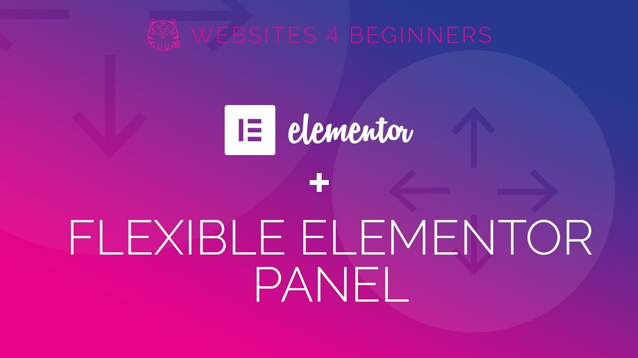 Elementor | Flexible Elementor Panel - YouTube