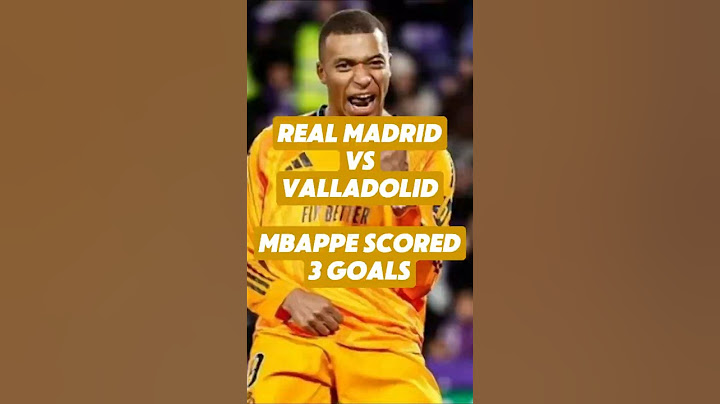 Mbppe scores 3 goals for the first Real Madrid hat-trick in win