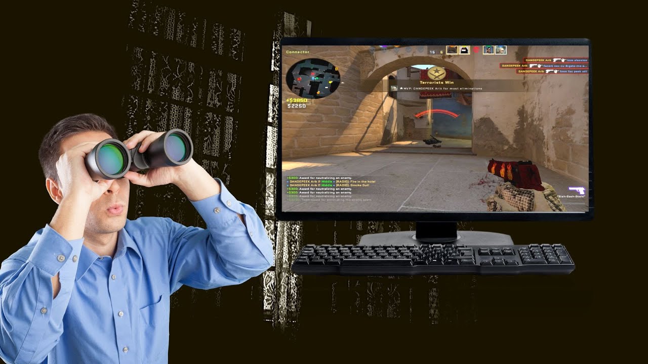 CS:GO MONITOR IN FACE 🖥️🤓 - YouTube
