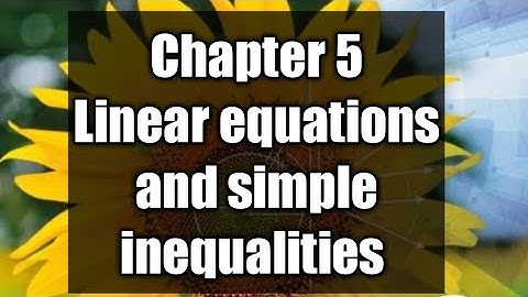 Ex 5A||Q:6||D1 math ||NSM1 ||Chapter #5||Linear equations and simple inequalities ||O level math