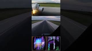 B747-400 full Approach and Landing! [AIRCLIPS] #shorts